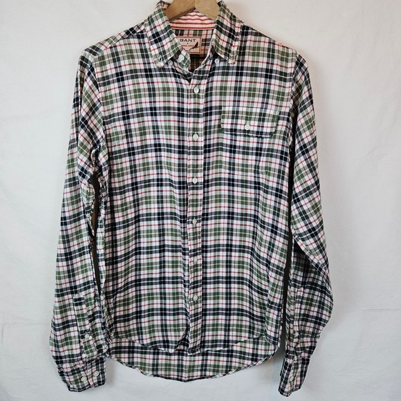 Gant by Michael Bastian classic plaid button down shirt, size S - Picture 1 of 5